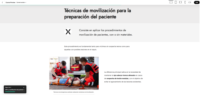 Curso Evacuación y traslado de pacientes - 11