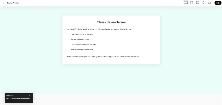 Curso Evacuación y traslado de pacientes - 19
