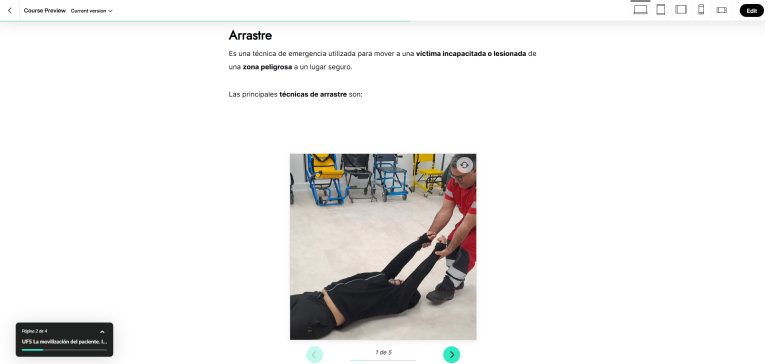 Curso Evacuación y traslado de pacientes - 6