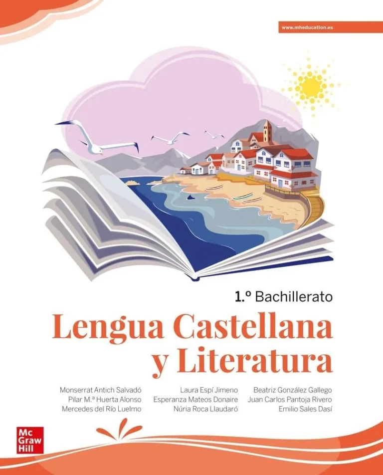 Portada del libro de texto Lengua Castellana y Literatura de 1º de Bachillerato, de la editoria Mc Graw Hill